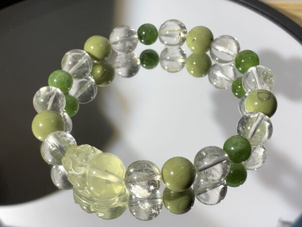 A Spectrum of Brilliance — Multi-Gemstone Natural Stone Bracelet